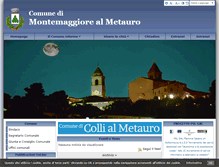 Tablet Screenshot of comune.montemaggiore.pu.it